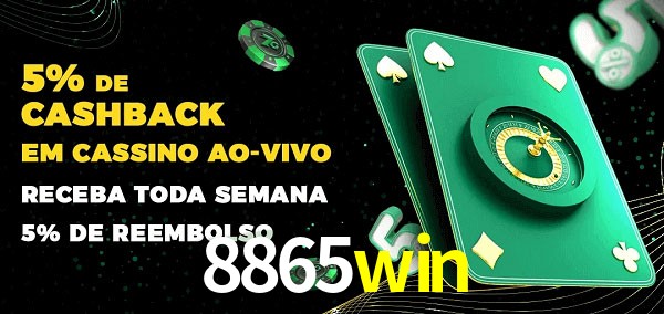 Promoções do cassino ao Vivo 8865win